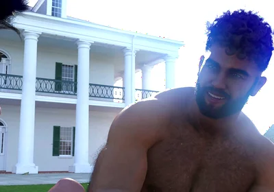 Ethan Playing with Two Muscle Daddies