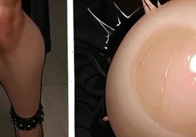 The Slutty Femboy Had Her Ass Fucked by Her Stepfather's Huge Black Cock, in Her Mother's Bed.