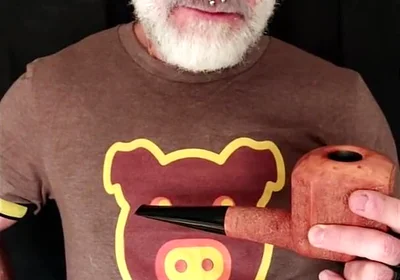 Huge Pipe Smoking Dad