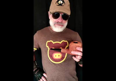 Huge Pipe Smoking Man