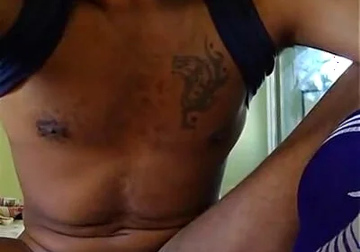 Purple Socks and Short Shorts Jerk off