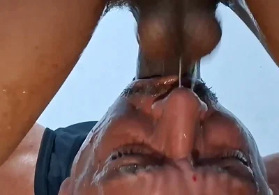 Wild Blowjob, Headfirst, with a Straight Guy