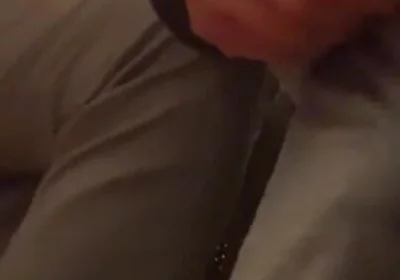 2 Amateur Flatmates Guys Wetting Their Pants on Cam for a Follower