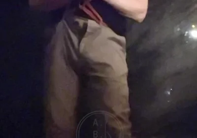 Pee Desperation Challenge Clothed Amateur Boy Got His Hands Tied up to Prevent Him to Piss