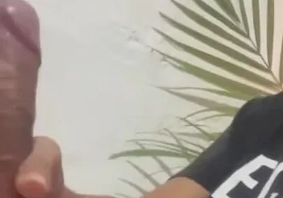 Young Man Enjoying a Rich Handjob
