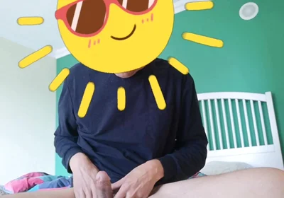 Hot Guy Gets up, Undresses, Ass Fingers Himself, Jerks off and Cums.