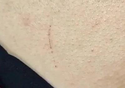 A Transvestite's Big Dick Let Him Fuck His Hole in Tights and a Skirt Covered in Cum