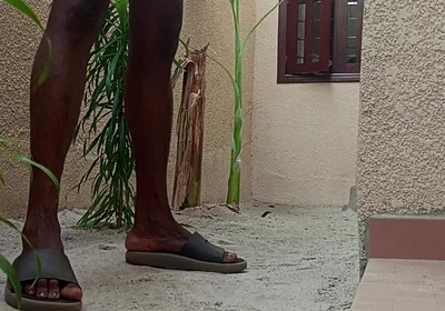 Wanking Myself up in the Back Yard