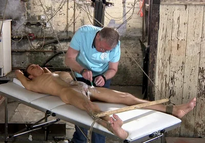 Horny Boy Leo Shaved Bare