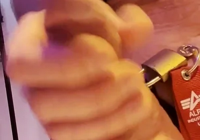 Sub Puppy Explodes Cum After Release of His Chastity Cage