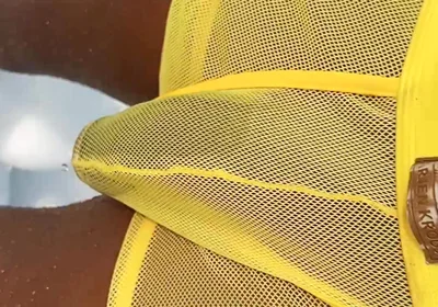 Having Fun on the Beach of Cotonou Alone for the First Time