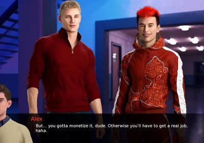 Alex: the Trending Twink - a Productive Convo with Orange Haired Gamer Guy