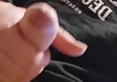 Waiting for My Morning Coffee Turned Into Horny Masturbation with a Cumshot on the Floor