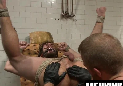 Leather Stepdaddy Pounding And Fingering In Harsh Bdsm - Dirk Caber And Dale Cooper