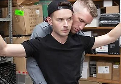 Officer Nick Fitt Takes Full Control Over Skinny Boys Asshole For Stealing A Dildo