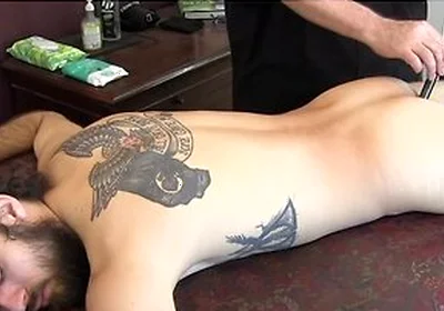 Horny Masseur Cant Resist Devouring Leeroys Cock And Asshole