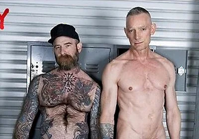 Mike Gerle Kneels And Cock Worships Muscled Dilf Jack Dixon