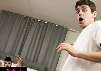 Hatler Gurius Slides His Long Cock In His Own Hole As Joey Mills Pounds Him In Doggystyle