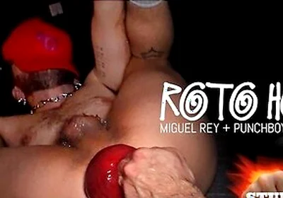 Punchboys Hole Turned Into A Wrecked Recturm And Juice Prolapse - Miguel Rey, Power Bottom And Rose Bud