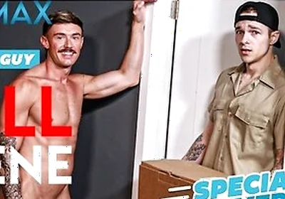 Jayden Marcos In Inked Up Delivery Hunk Delivers His Load To Horny Client - Full