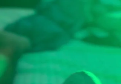 Watching Porn and Pulling the Tip or My Dick with Colored Lights