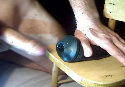 The Cock Wants to Feel the Tight Rubber Sleeve, and Cum From It!