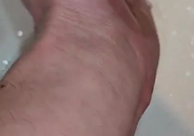 Male Pissing Compilation - POV Pee to the Bathroom Sink. Strong and Long Peeings