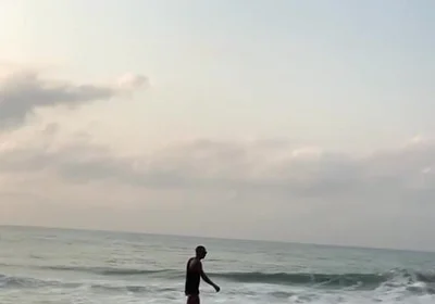 Still on Beach Having Good Time Alone