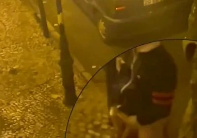 Amateur Boy Caught Peeing in the Street