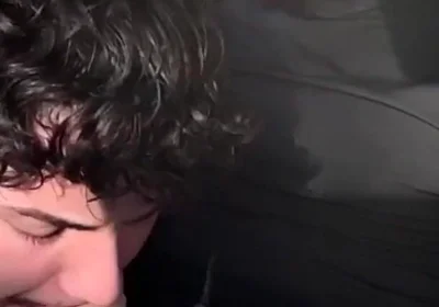 Sucking Big Uncut Cock Blowjob Big Load!