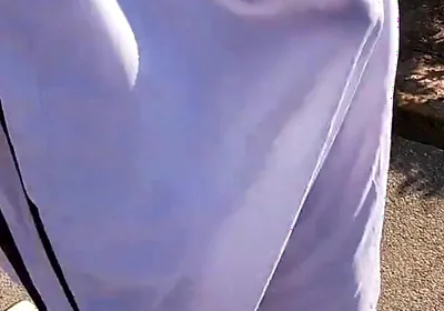 Flashing My Boner in See Thru Basketball Shorts for the Cyclists and Runners