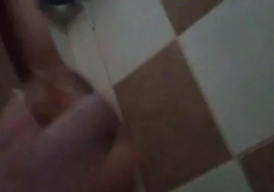 I Masturbate Hard and Give Myself Three Handjobs in the Shower, Showing My Entire Body and My Entire Penis