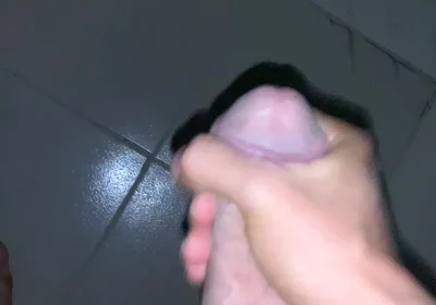 Office Toilet Before Bathing Jerking