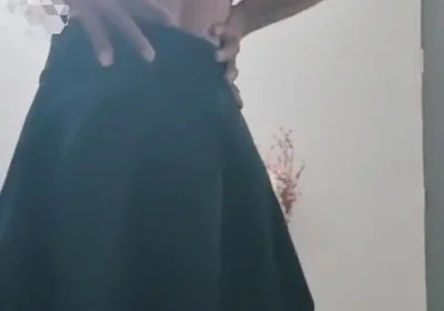 Cute Gay Sissy in Skirt