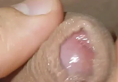 Big Curvy Cock Cums to the Extreme Without Touch!!