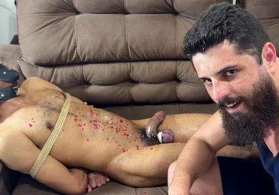 Tied Slave Edged Until Explosion