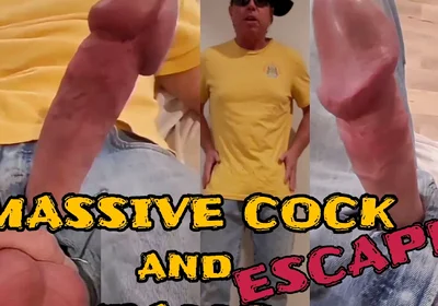 Massive Cock and Balls Escape Siixxbig Jeans