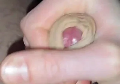 Horny Husband Masturbates His Hairy Cock While Home Alone, Cumming on Himself