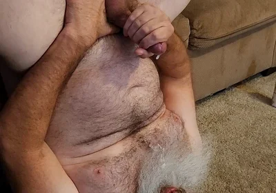 Jerk off and Cum on My Face and Beard