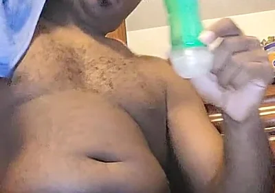 Fapping Big Hard Dick After a Hot Shower