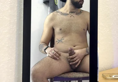 Spraying a Massive Load of My Arab Cum on My Mirror!