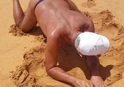 Ladysilva Shemale on the Beach in Bikini Showing off Her Hot Ass I Want a Male to Fuck My Ass