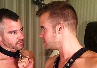 Connor Patricks - Leather Twink Live Show With Big Blast Cum Shot