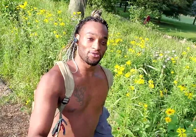 Kenniejai Walks Around Naked Outside and Gets Caught