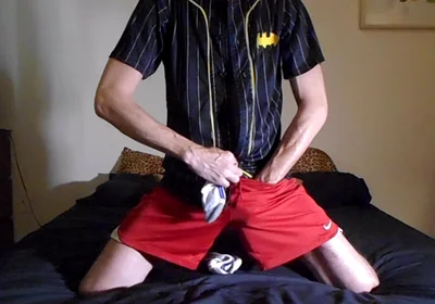 Autographed cum-drenched socks