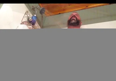 Stroking Daddy Bear Cock