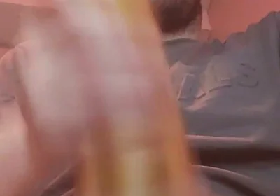 Hot Cumshot Top View