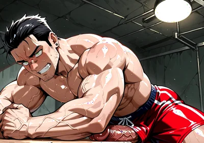 Ai Anime Style Big Dick Men