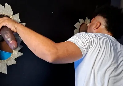 Giving Ass to Two Brunette Dicks