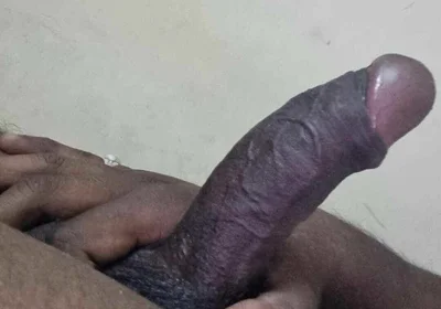 Hot Solo Gay Pumping and Jerking Big Black Dick and Big Black Balls